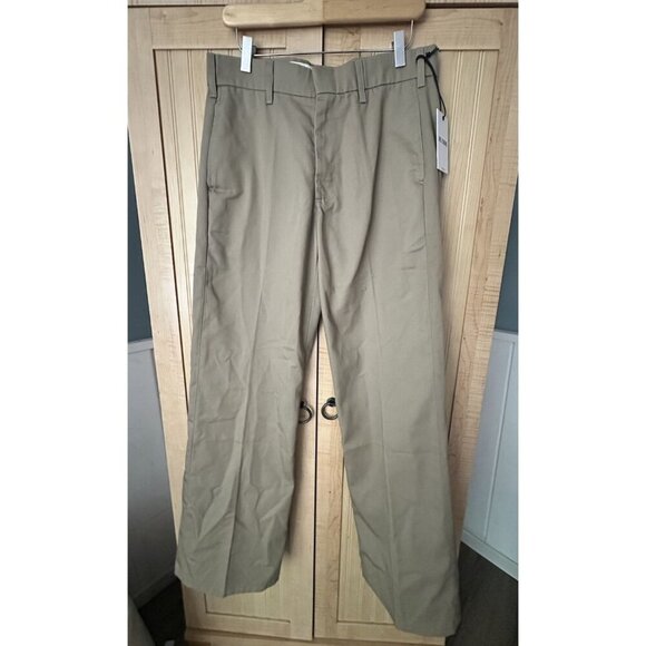 RE/DONE Super Wide Trouser Womens Size 26 Khaki New With Tag - Picture 1 of 6